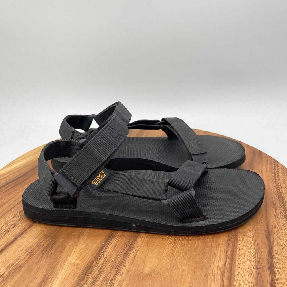 Teva Original Universal Sandals Mens Size 11 Black Classic Hiking Water Walking